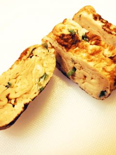 卵1つ丸いフライパンで厚焼き卵!お弁当に-レシピのメイン写真
