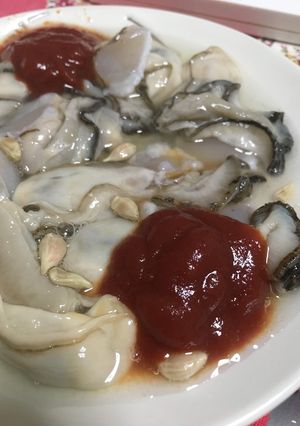 生牡蠣をケチャップで-レシピのメイン写真