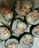 巻きすいらずのチーズカニカマ海苔巻き