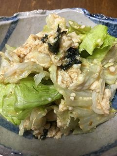 レタスと豆腐の和風サラダ-レシピのメイン写真