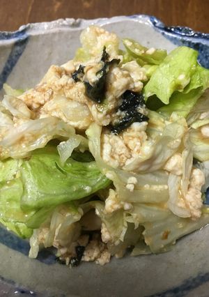レタスと豆腐の和風サラダ-レシピのメイン写真