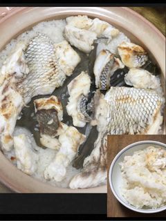 土鍋で炊いた 鯛ご飯-レシピのメイン写真
