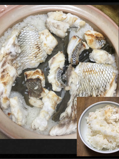 土鍋で炊いた 鯛ご飯-レシピのメイン写真