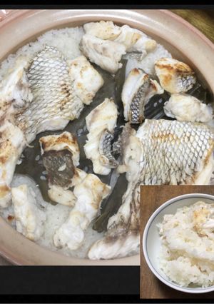土鍋で炊いた 鯛ご飯-レシピのメイン写真