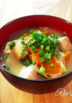 簡単天然だしで♡美味しい具沢山お味噌汁♡-レシピのメイン写真