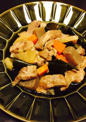豚なんこつto根菜こんぶ煮-レシピのメイン写真