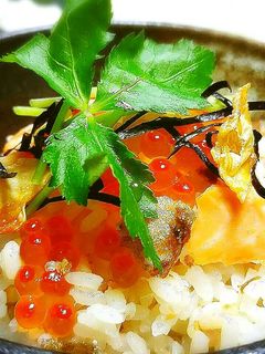 ◆ダシの旨味♪鮭とイクラの炊き込みご飯◆-レシピのメイン写真