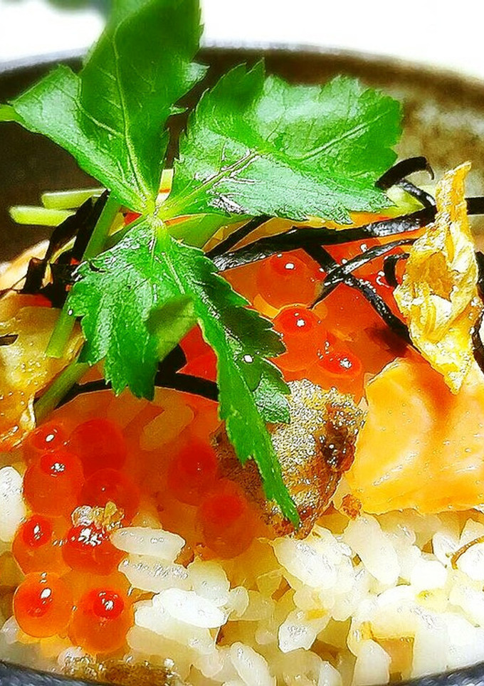 ◆ダシの旨味♪鮭とイクラの炊き込みご飯◆-レシピのメイン写真