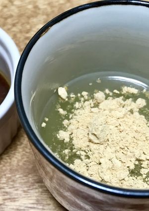 優しいデザート☆黒蜜&きな粉葛湯♪-レシピのメイン写真