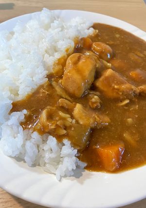 ほろほろチキンカレー🍛2日目のカレー味😋加圧1分-レシピのメイン写真