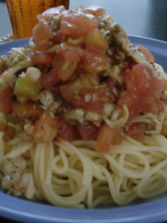 簡単美味しい♪トマトとあさりの冷製パスタ-レシピのメイン写真