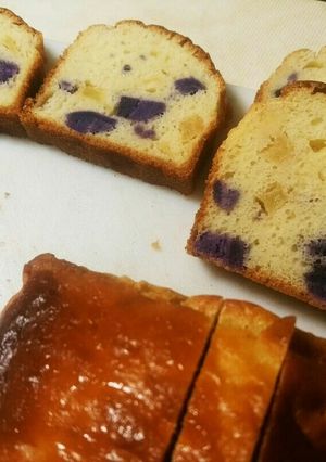 紫いもとりんごのパウンドケーキ-レシピのメイン写真