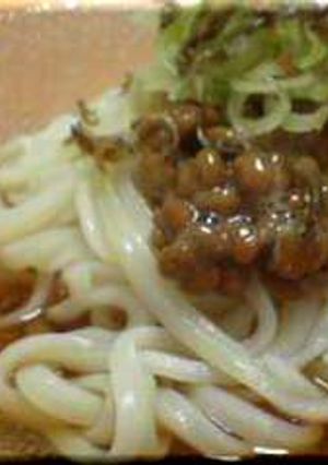 めんつゆで簡単☆納豆ぶっかけうどん-レシピのメイン写真