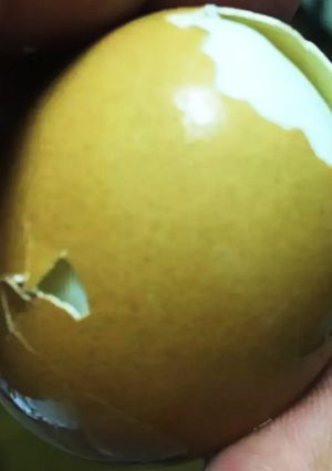 ゆで卵。この隙間でも失敗しちゃう？-レシピのメイン写真