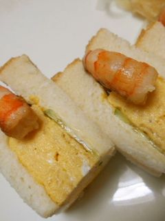 あごだしつゆで♪たまごサンド-レシピのメイン写真