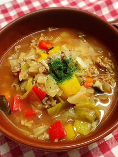 牛肉と野菜たっぷりトマトスープ~ダシダ-レシピのメイン写真