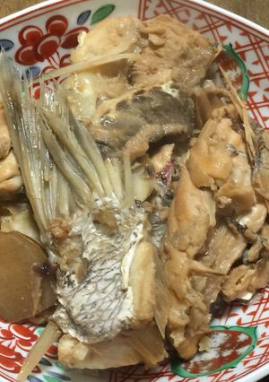 鯛のあら炊き-レシピのメイン写真
