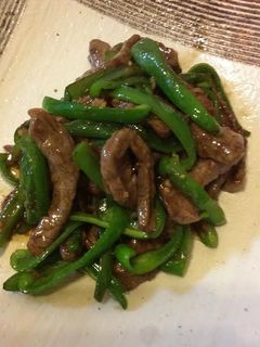 【簡単】居酒屋メニュー♡おつまみ青椒肉絲-レシピのメイン写真