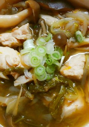 鶏ささみと山東菜もやしのコンソメスープ♪-レシピのメイン写真
