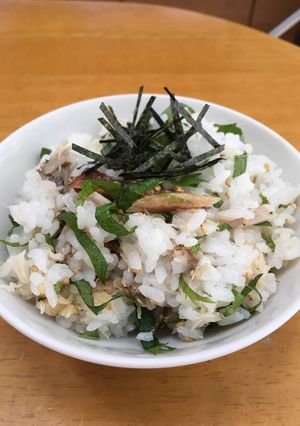 焼き塩サバと大葉のごはん♡-レシピのメイン写真