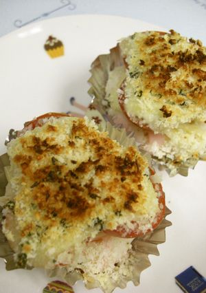オードブルにミニトマトのパン粉焼きカップ-レシピのメイン写真