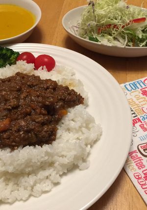 ステーキ肉で簡単、時短キーマカレー-レシピのメイン写真