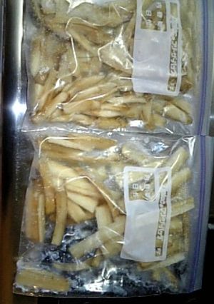 冷凍ごぼう保存法-レシピのメイン写真