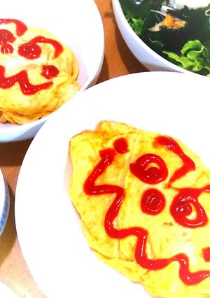 カレーパンマンのオムライス-レシピのメイン写真
