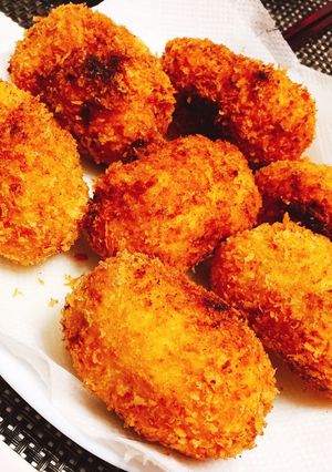 グラタンの残りで♪簡単クリームコロッケ-レシピのメイン写真