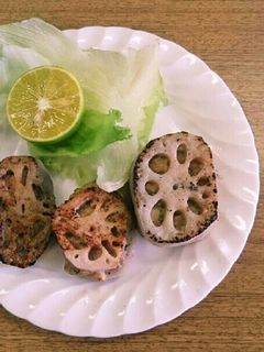 れんこんのはさみ焼き-レシピのメイン写真