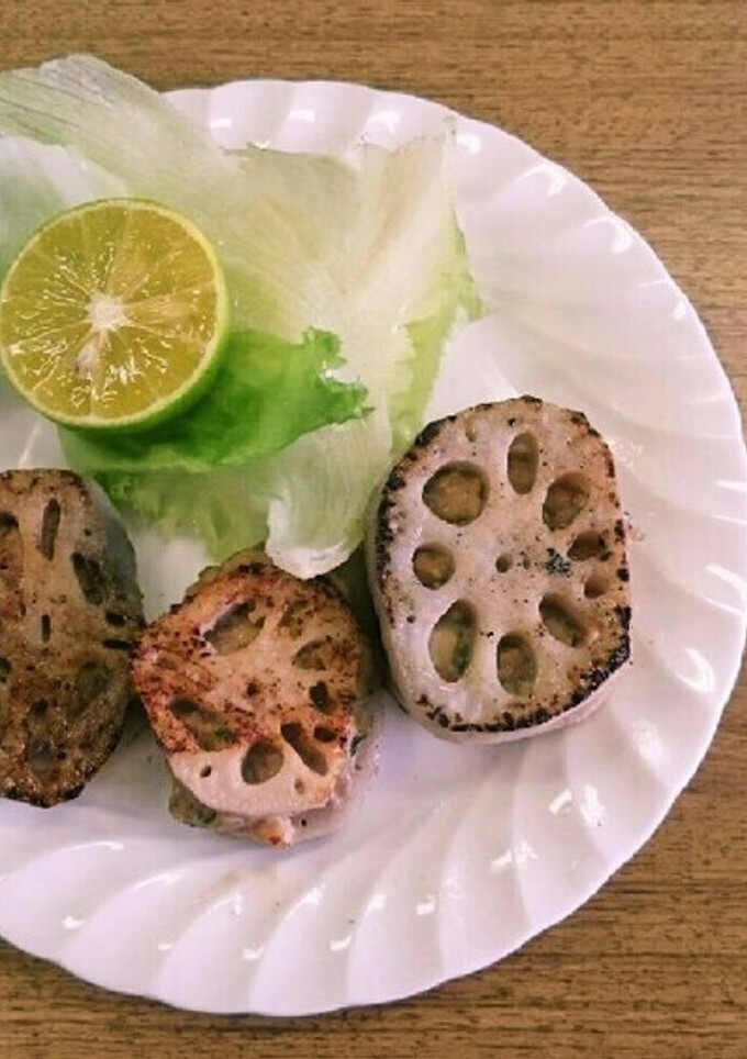 れんこんのはさみ焼き-レシピのメイン写真