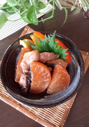 ぶりのアラで大根旨煮-レシピのメイン写真