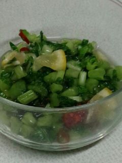 大根の葉塩漬け(血管ダイエット食984)-レシピのメイン写真
