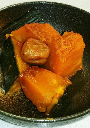 *かぼちゃの梅煮*-レシピのメイン写真