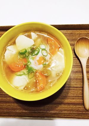 ダシダで簡単肉なし豆腐チゲ-レシピのメイン写真