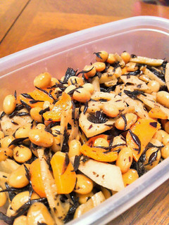 大豆と蓮根の煮物~作り置き惣菜~-レシピのメイン写真
