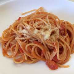 รูปของ 自分メモ用★トマトクリームパスタ