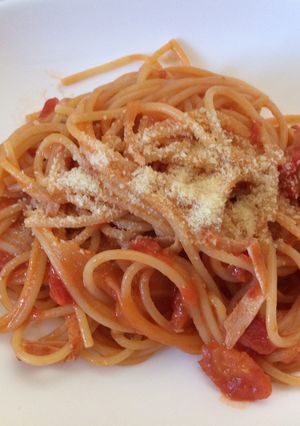 自分メモ用★トマトクリームパスタ-レシピのメイン写真