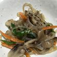 こんにゃくときのこのパスタ風