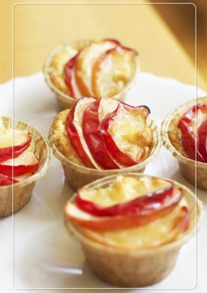 アップル＆クランベリーカップケーキ-レシピのメイン写真