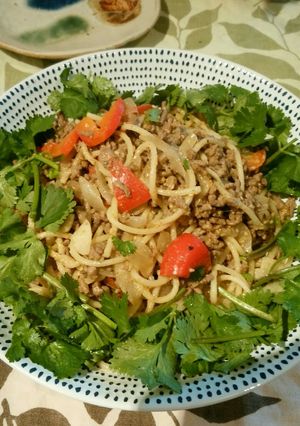 ラグマン風肉まぜ麺-レシピのメイン写真