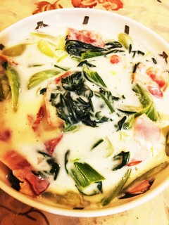 簡単(^^)チンゲンサイのクリーム煮-レシピのメイン写真