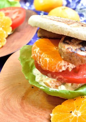 みかんバーガー-レシピのメイン写真