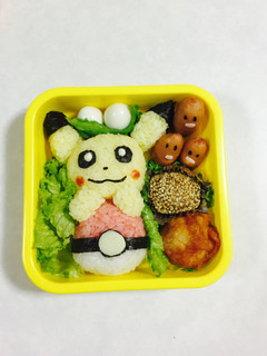 キャラ弁 ポケモン ピカチュウ-レシピのメイン写真