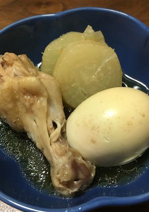 あごだしつゆで手羽元煮-レシピのメイン写真