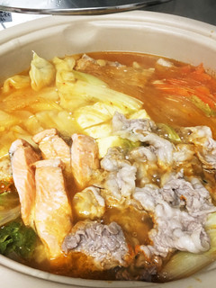 調味料3つ!即席キムチ鍋のつゆ-レシピのメイン写真