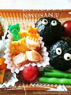 アレルギー対応 まっくろくろすけ弁当-レシピのメイン写真