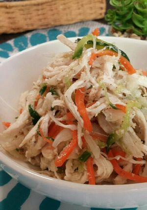 鶏むね肉の塩麹サラダ-レシピのメイン写真