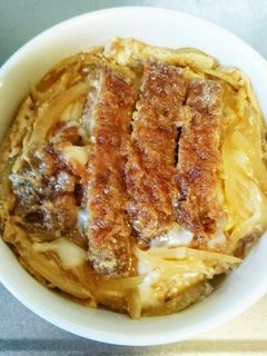 余った豚カツでお一人様カツ丼!-レシピのメイン写真