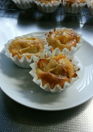 HMとりんごで簡単カップケーキ!-レシピのメイン写真